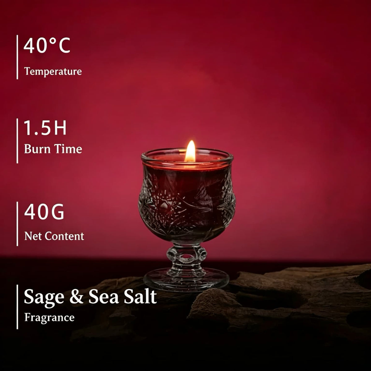 Tipsy Glow Low-Temperature Wax Play Candles | Beginner-Friendly Romantic Massage Duo, 40°C