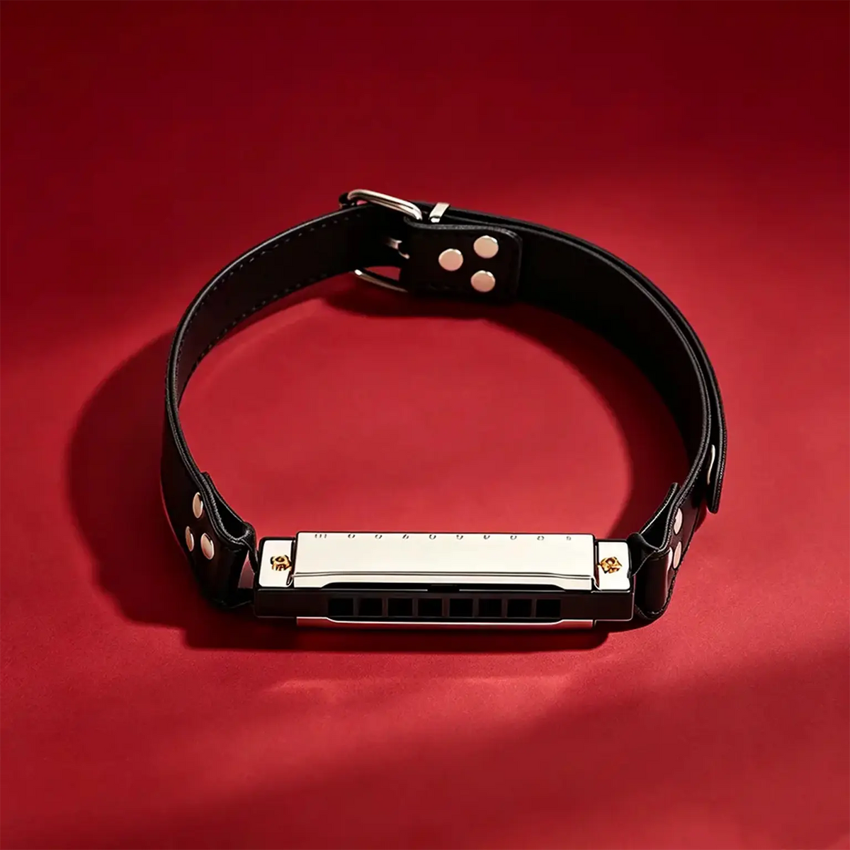 Harmonica Buckle Collar