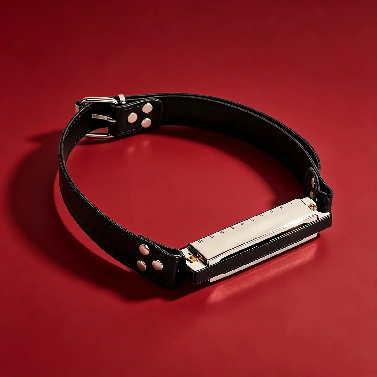 Harmonica Buckle Collar