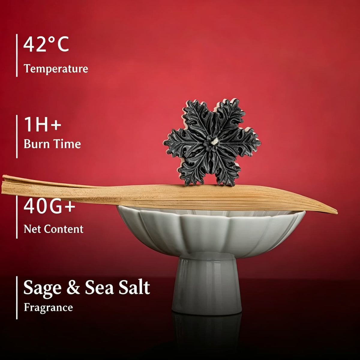 Snowflake Low-Temperature Wax Play Candles | Holiday Massage Candle Trio, 42°C